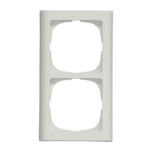 LK FUGA® Softline ramme 63 til 2 afbrydere hvid